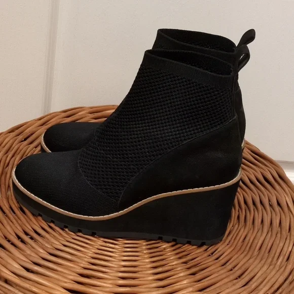 Eileen Fisher London Bootie Black Womens 8.5 - Picture 3 of 7
